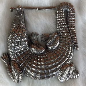 Kieselstein Cord Large Signature Alligator Buckle